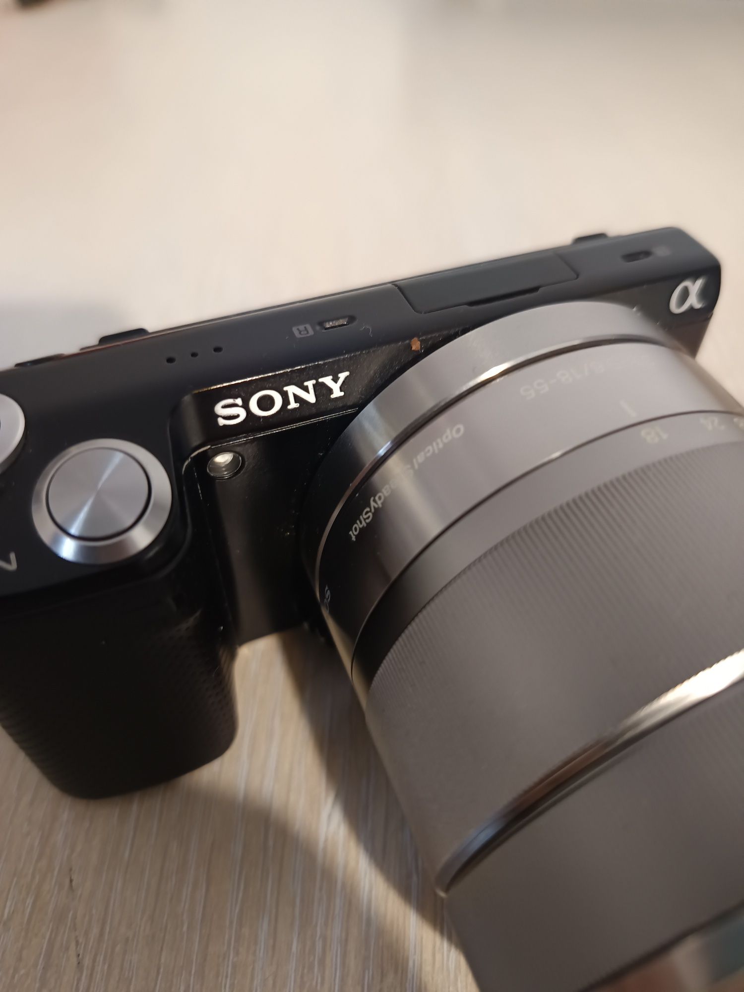 Sony NEX-5N, 16.1MP, Black + Obiectiv 18-55mm, Black 10/10!