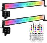 Set 2 LED light bar - 10 culori, 42W cu telecomanda, IP66, Brasov