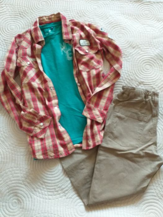 Лот H&M , Tom  Tailor дънки , риза тениска 146 / 152