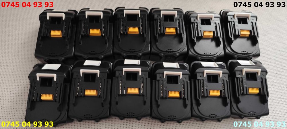 acumulator baterie pentru makita 18v 6A 6000mA cu sina  NOI cu proba