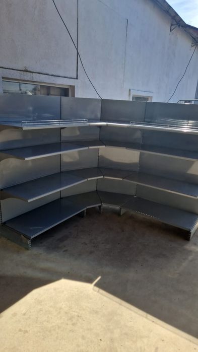 Rafturi metalice ieftine pentru magazine supermarket