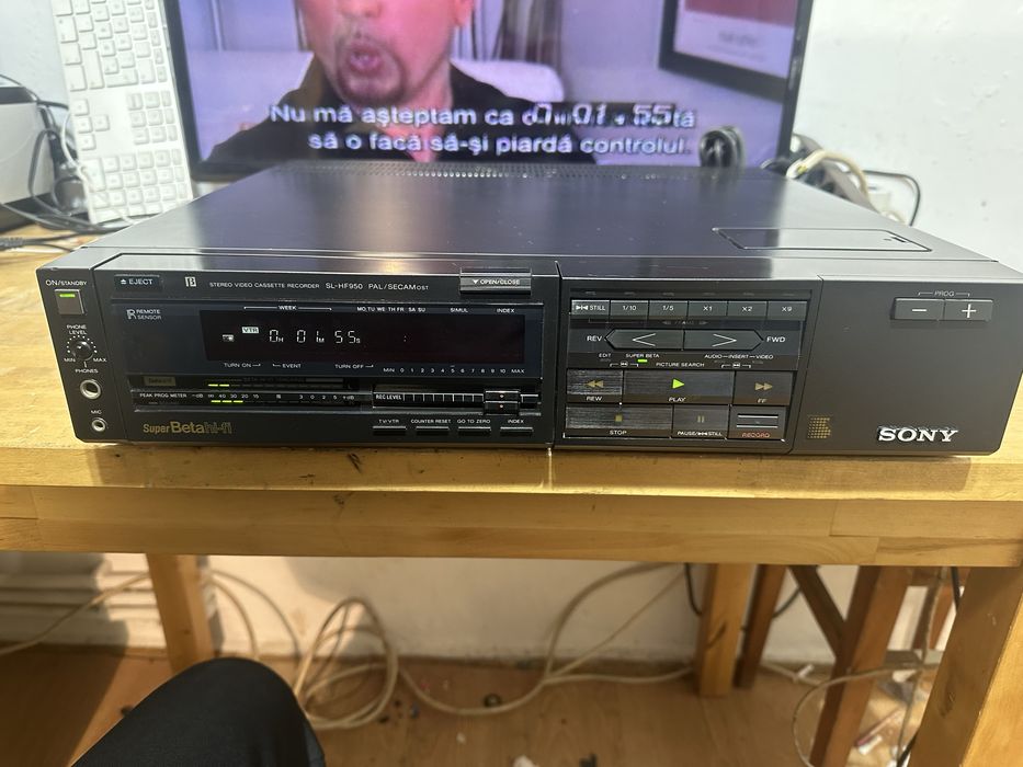 Video recorder sony betamax sl-hf950es pal