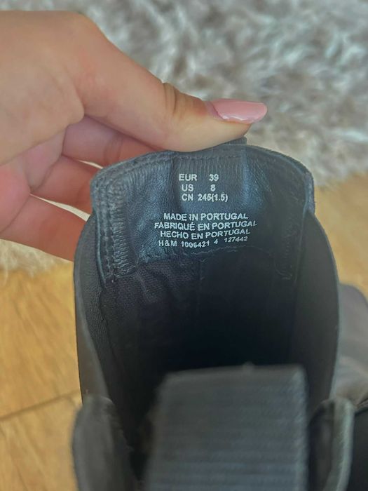 Ghete de piele H&M 39 premium selection