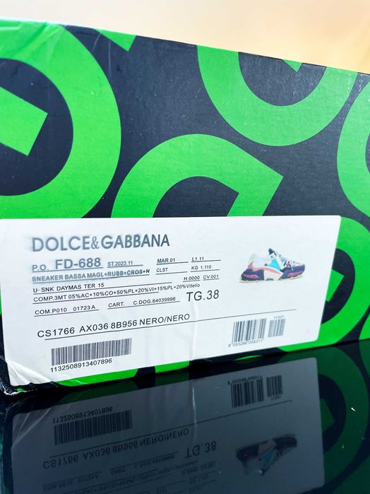 дамски маратонки DOLCE&GABBANA естествена кожа 38 номер