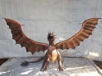 Статуя дракон художественная ковка 2,5х1,6х1,6