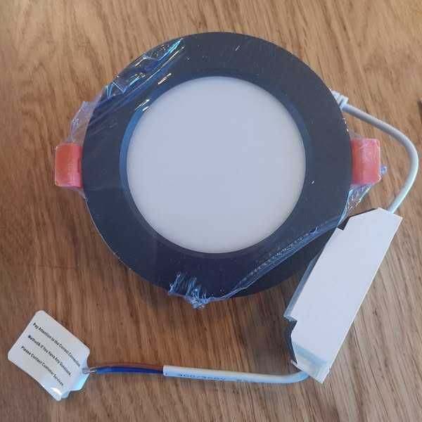 НОВ! Комплект от 2 ултратънки LED лунички за вграждане 7W
