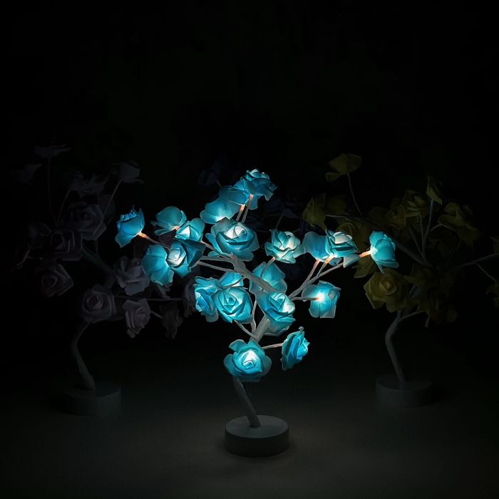 Красивый ночник роза