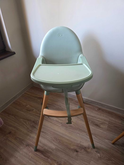 Столче за хранене 2 в 1 Kinderkraft - Fini 2, Green