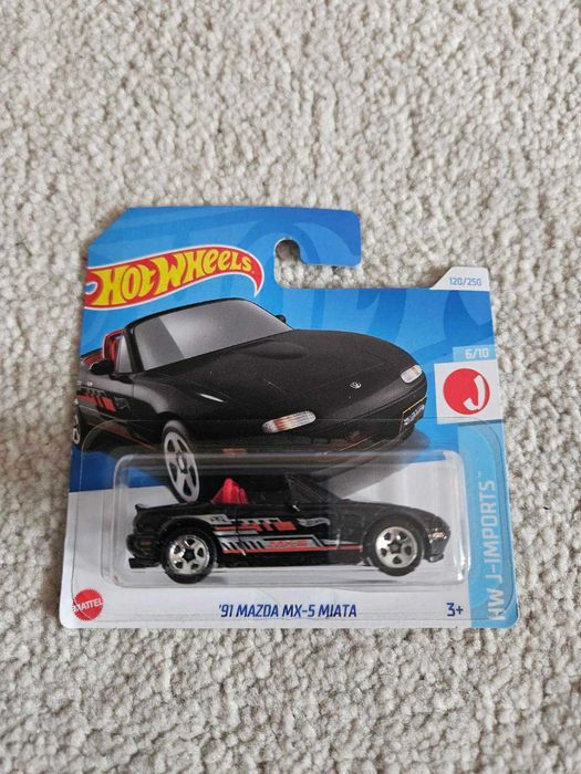 Метални колички Hot Wheels - Японски марки - сет от 5 броя