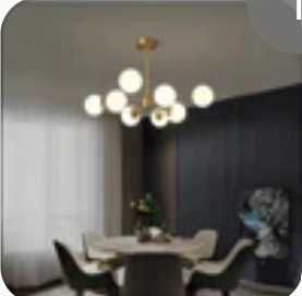 Lustra NOUA Lux 8 globuri sticla