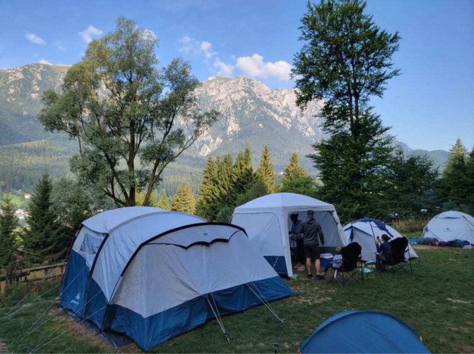 Cort 5 persoane, 2 camere Arpenaz Fresh&Black