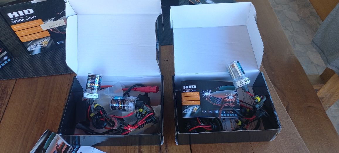 Becuri auto led și kituri xenon h1,h4,h7 noi