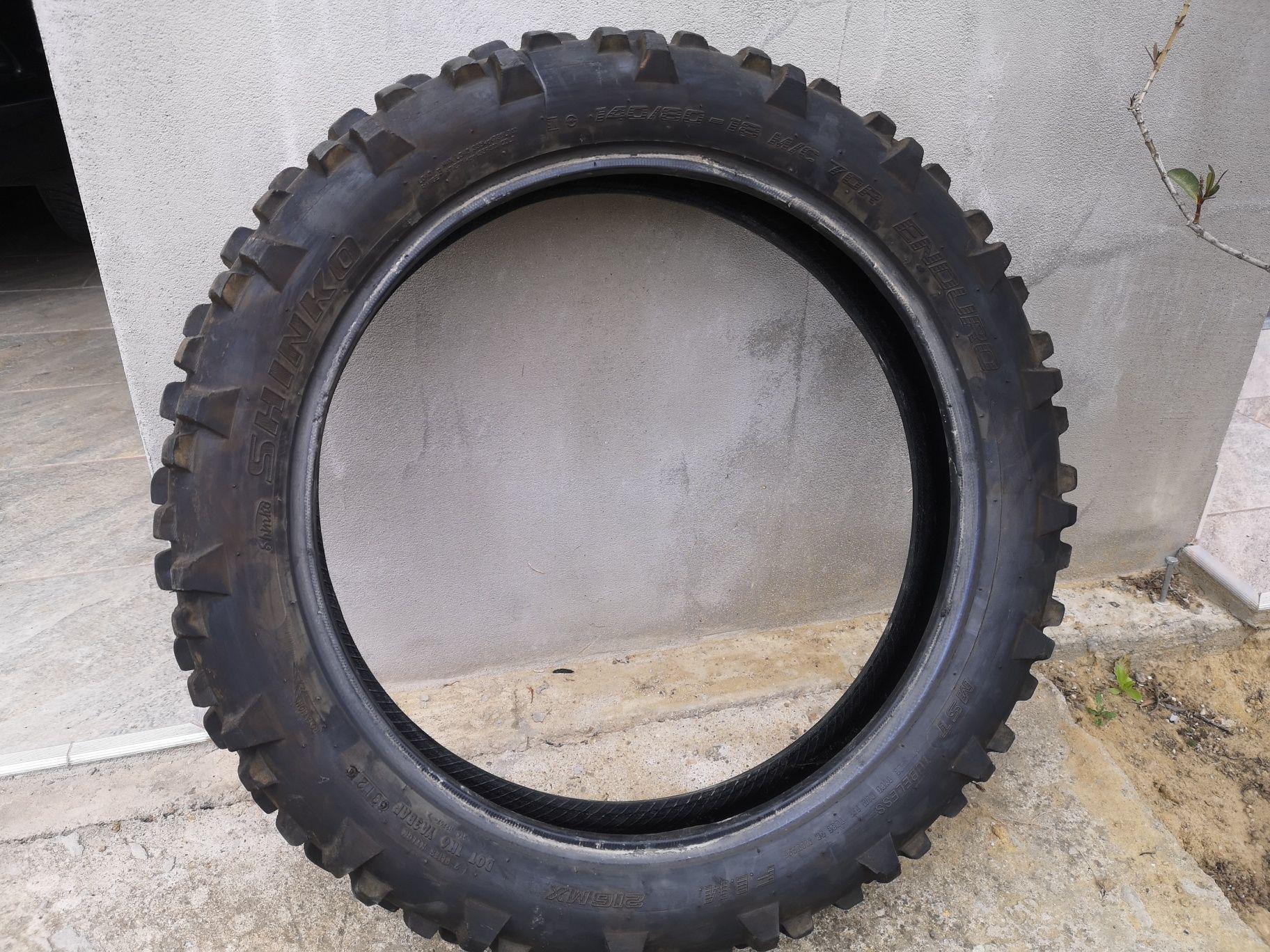 anvelopa motorcicleta enduro Shinko 140/80 r 18