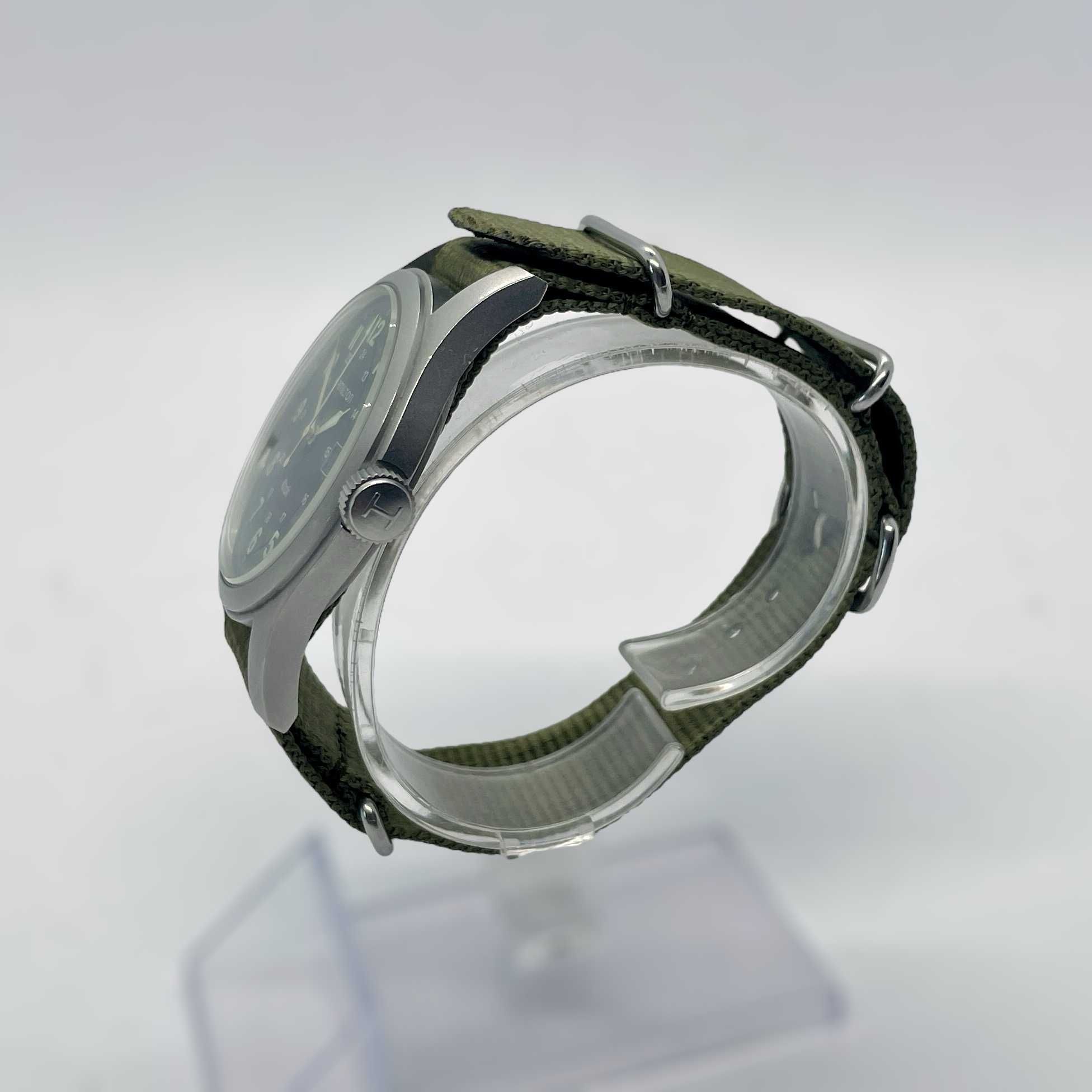 Hamilton Khaki Field NATO - 42mm / green military strap