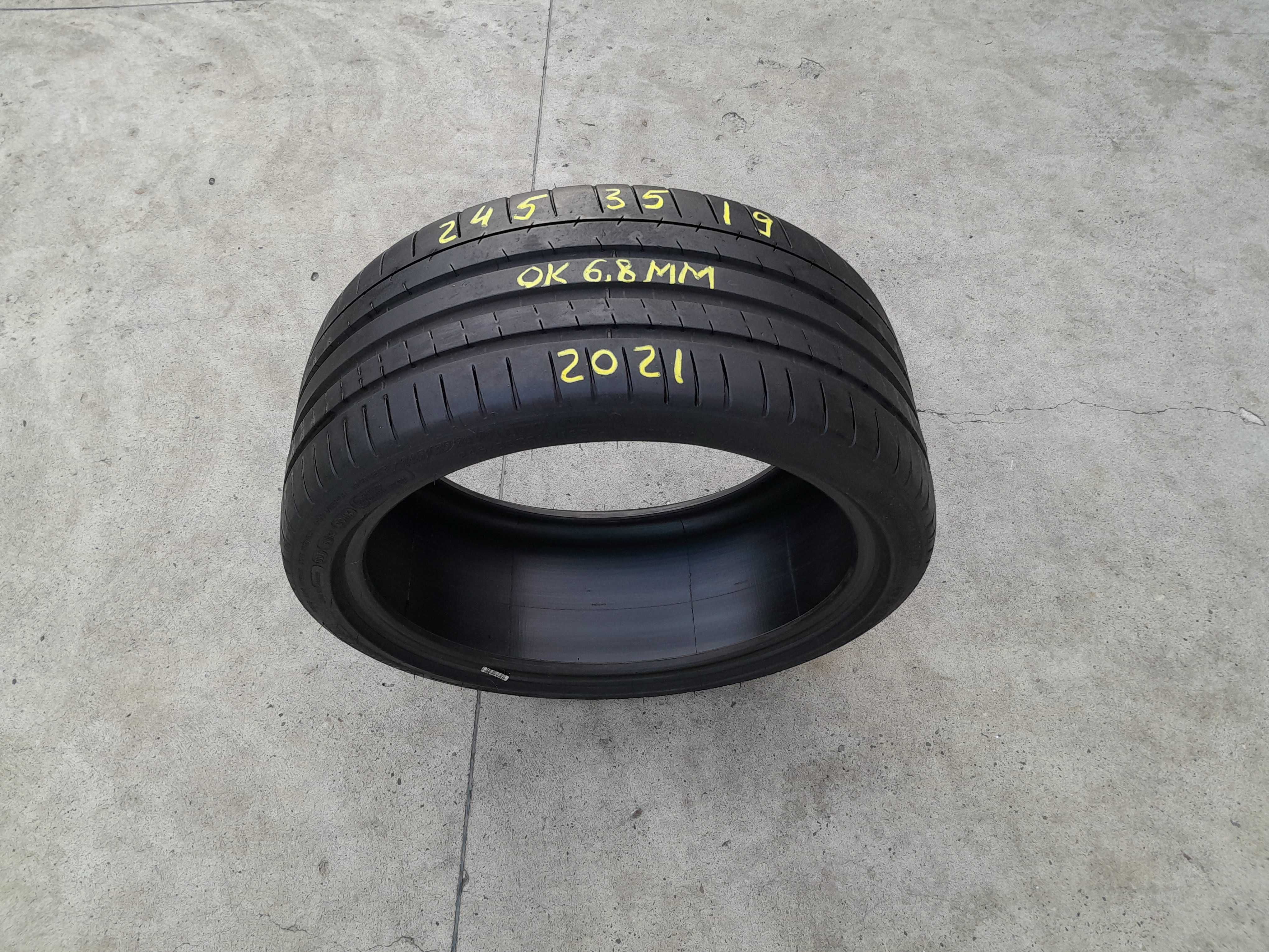 O anvelopa vara 245 35 19 michelin pilot super sport 6,8 mm 2021