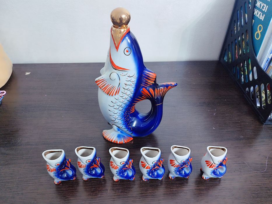 Фарфорывый Сувинир , Ваза рыбка