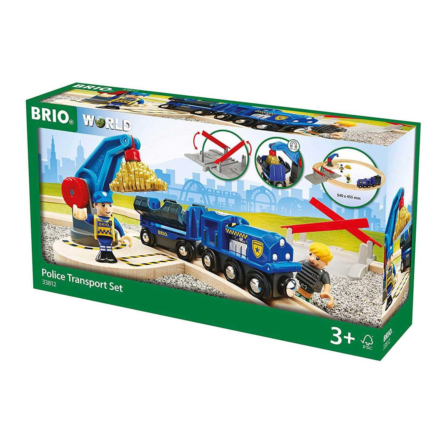 Set transport poliție, Brio 33812