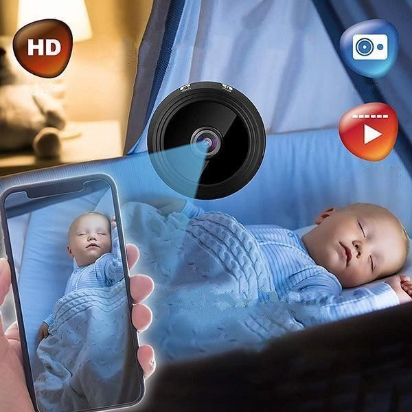 Camera wireless Wifi cu vedere nocturnă SENSORI spion camera bebelusi