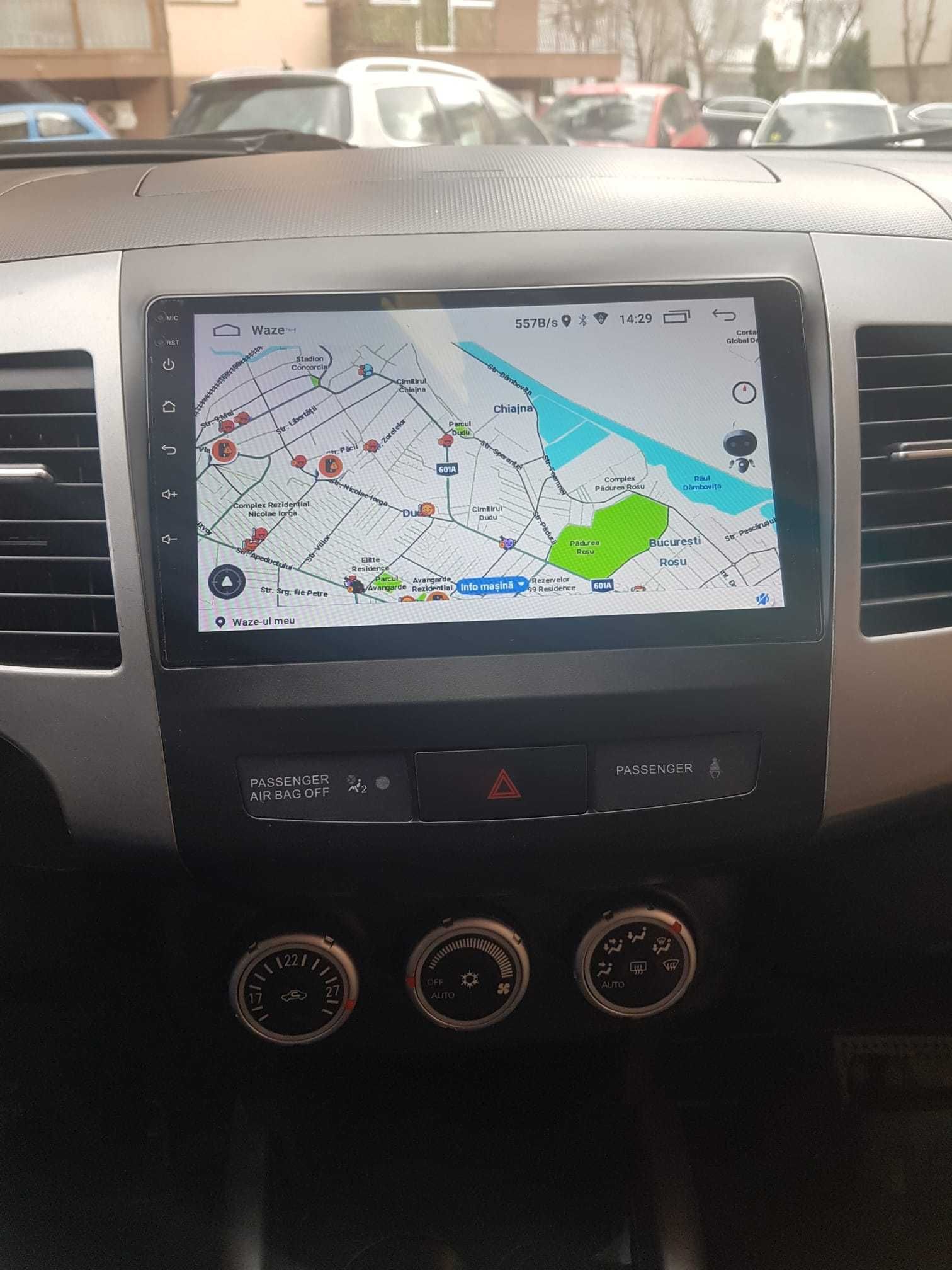 Navigatie Android Mitsubishi Outlander WiFi Internet Waze YouTube