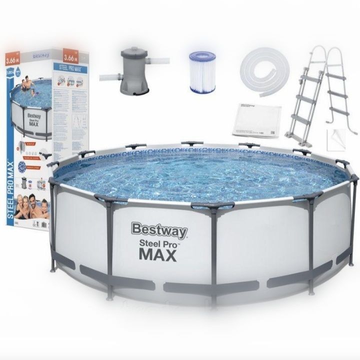 BESTWAY каркасный бассейн 366×100 INTEX стойка бассейн stoyka basseyn