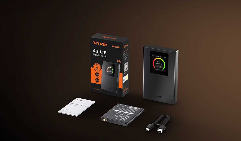Router Wireless portabil 4G LTE TENDA 4G185 v 4.0 USB-C Nou Sigilat