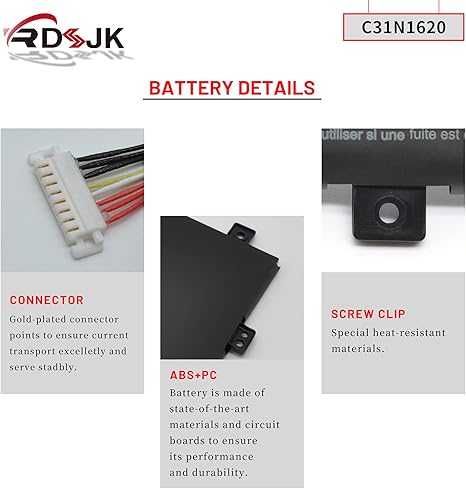 RDSJK Батерия за лаптоп Asus ZenBook K