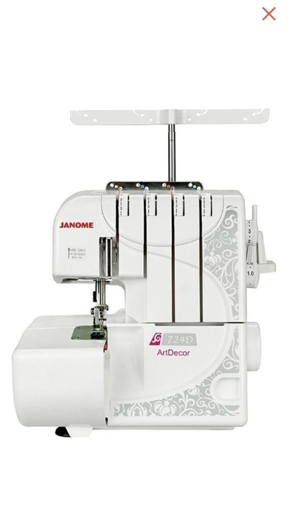 Продам оверлок новый Janome art decor 724 D