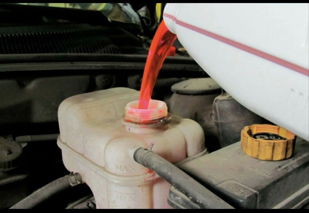 Антифриз в отопление или технику бу