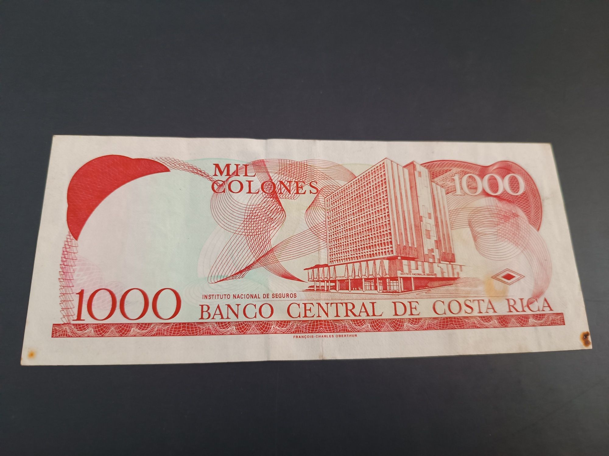 Bancnota 1000 Colones Costa Rica