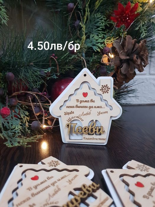 Коледни персонални висулки