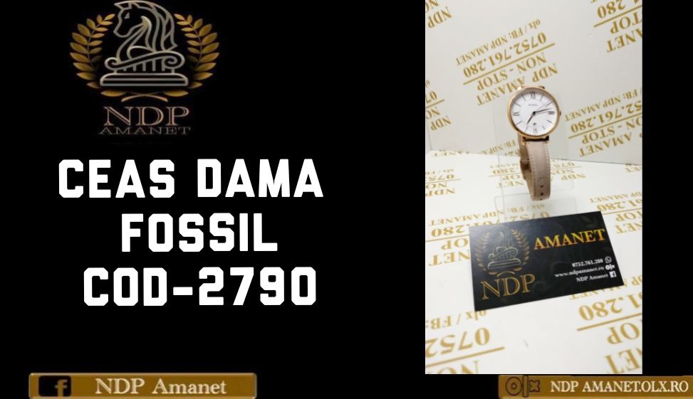 NDP Amanet Brăila Ceas Dama Fossil (2790)