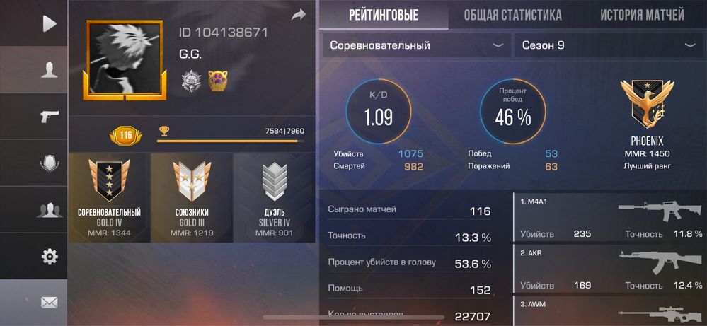 Стандофф 2 аккаунт