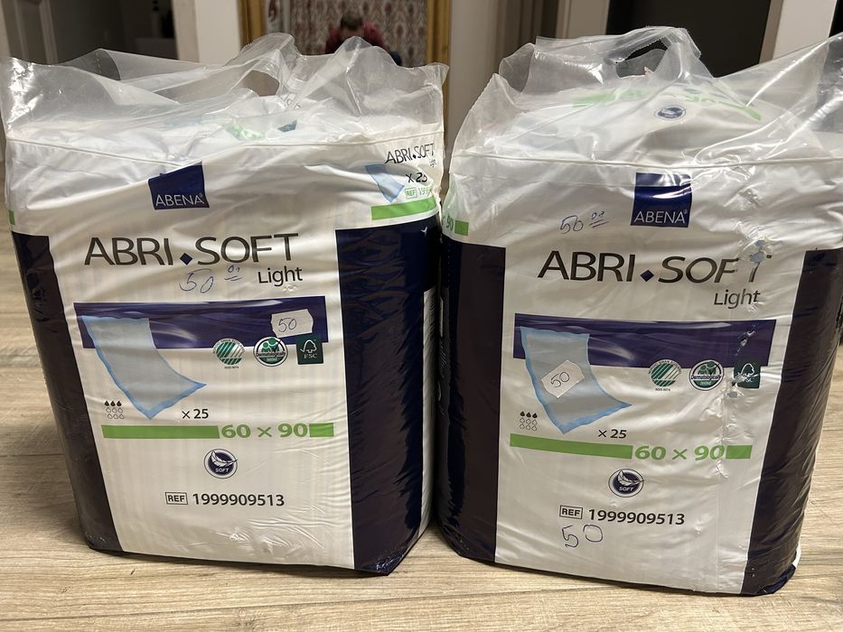Aleze abri soft light 60x90. 25 bucati