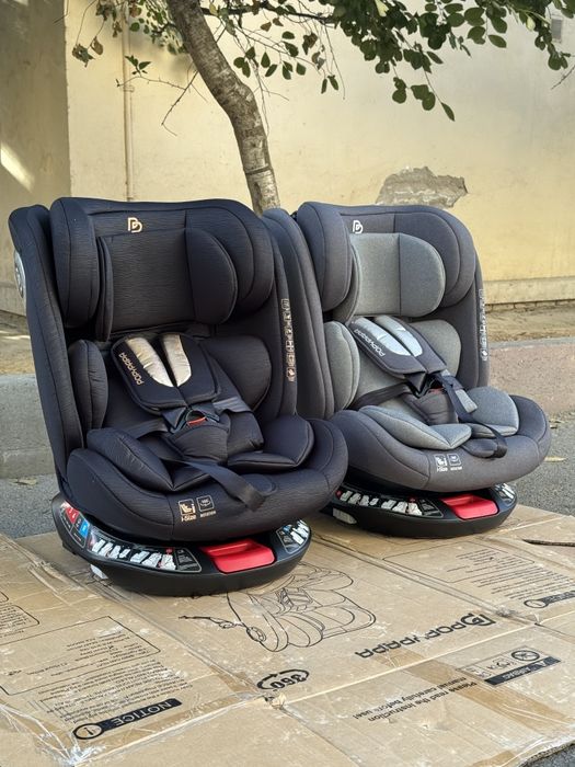 Комфортное детское автокресло isofix 0+ 36 кг крутится на 360 градусов
