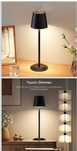 Doua lampi LED de masa, fara fir