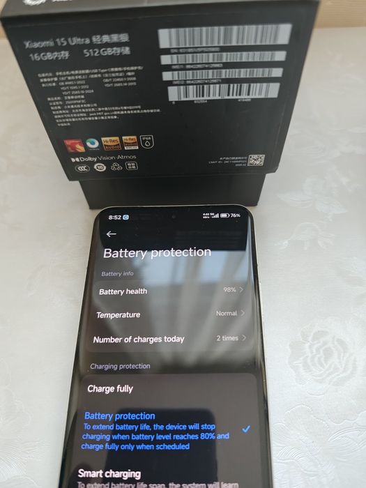 Xiaomi 15 Ultra 512 GB Уникален