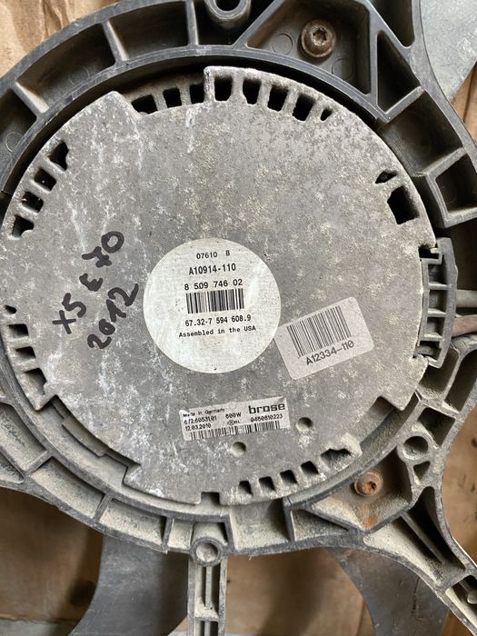 Ventilator/termocupla x5 e70/x6 e71