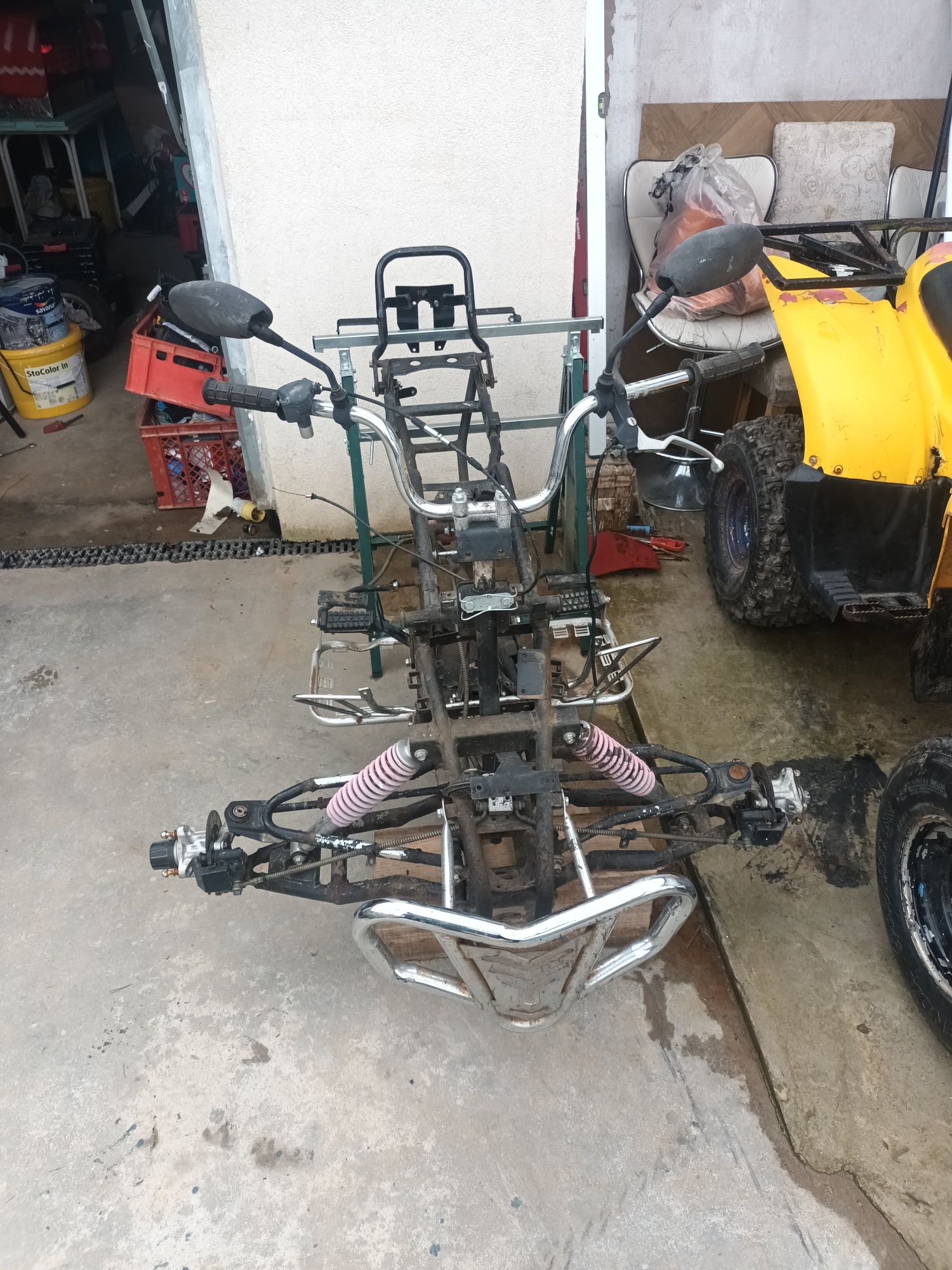 Cadru atv china 200cc albastru 300galben