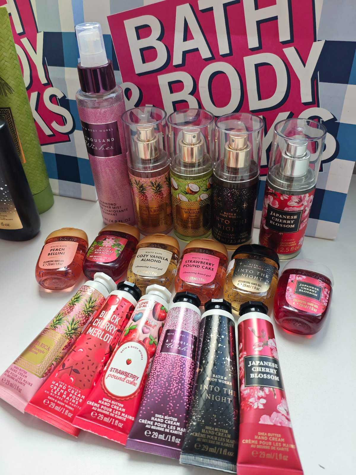 Bath and Body Works подаръчни комплекти, свещи, лосиони, дезинфектанти