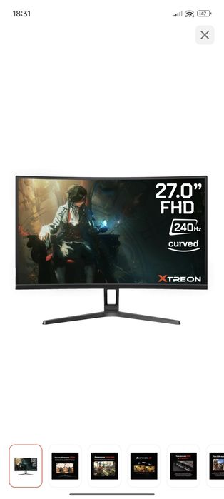 Монитор 27" XTREON XT2769VD черный