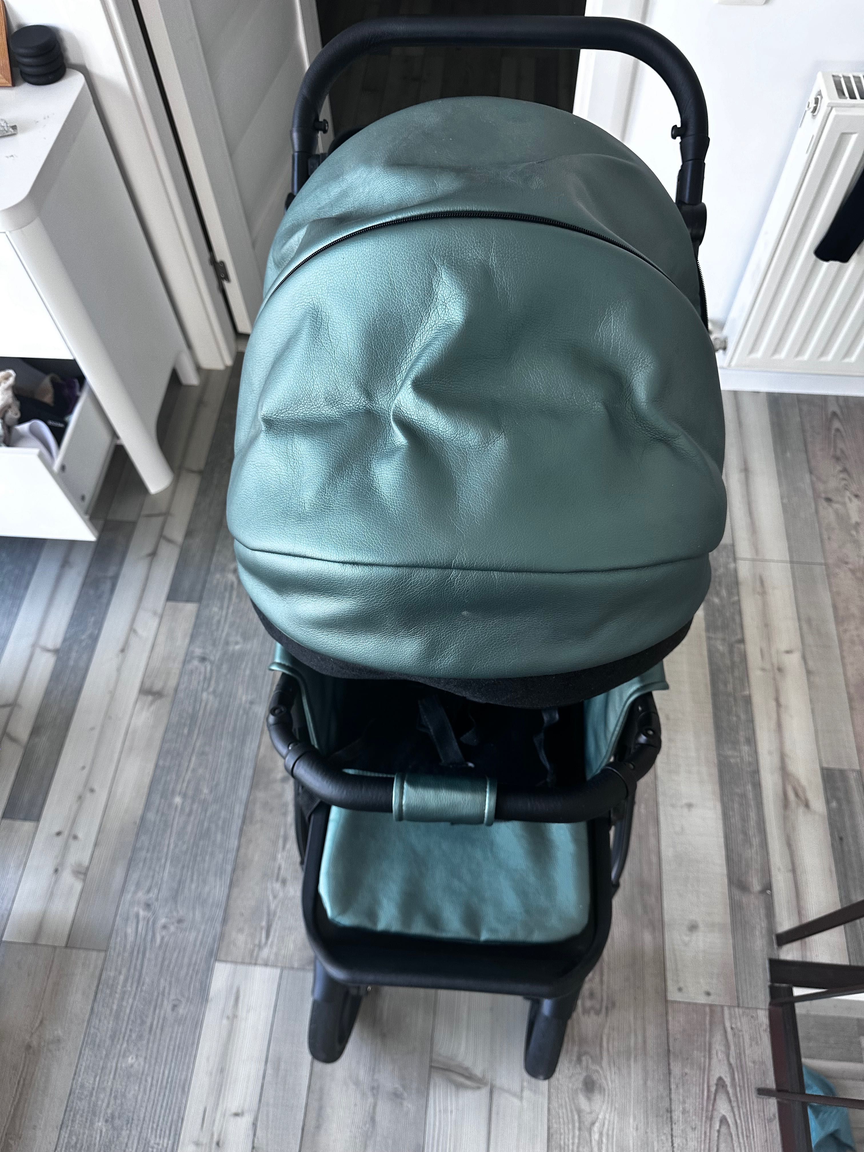 Carucior 3in 1 Krausmann Xplorer Verde Metalizat