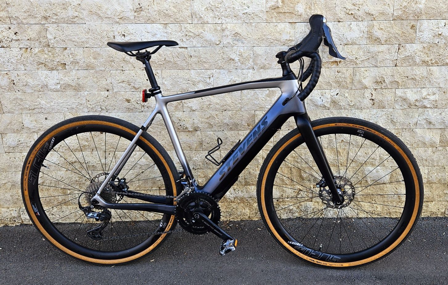 Bicicleta electrica Carbon șosea Stevens E-Getaway Cyclocross