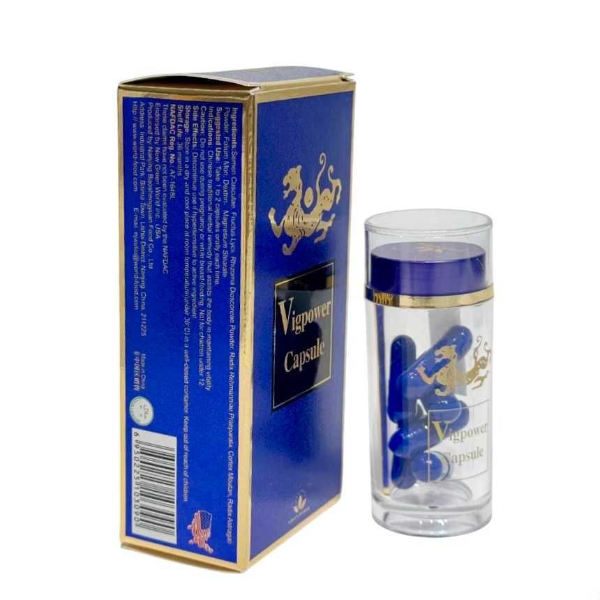 Stimularea funcției Sexuale Bărbați VigPOWER 6 capsule pentru 30 zile