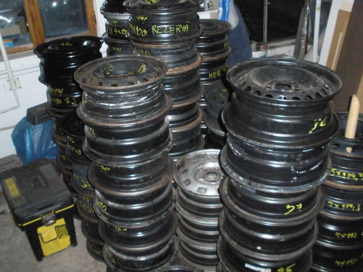 vand 4 jante de tabla pe 15" prindere 5x112 pt vw,seat, skoda ,audi
