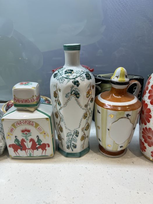 Графины , штофы.  Вазы