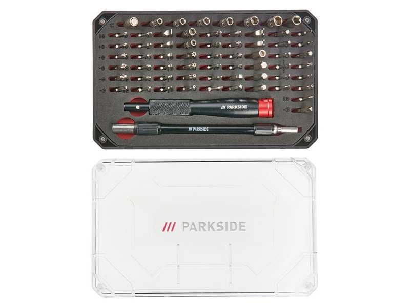 НОВИ! Отвертки за фина механика прецизни с битове PARKSIDE 66 части