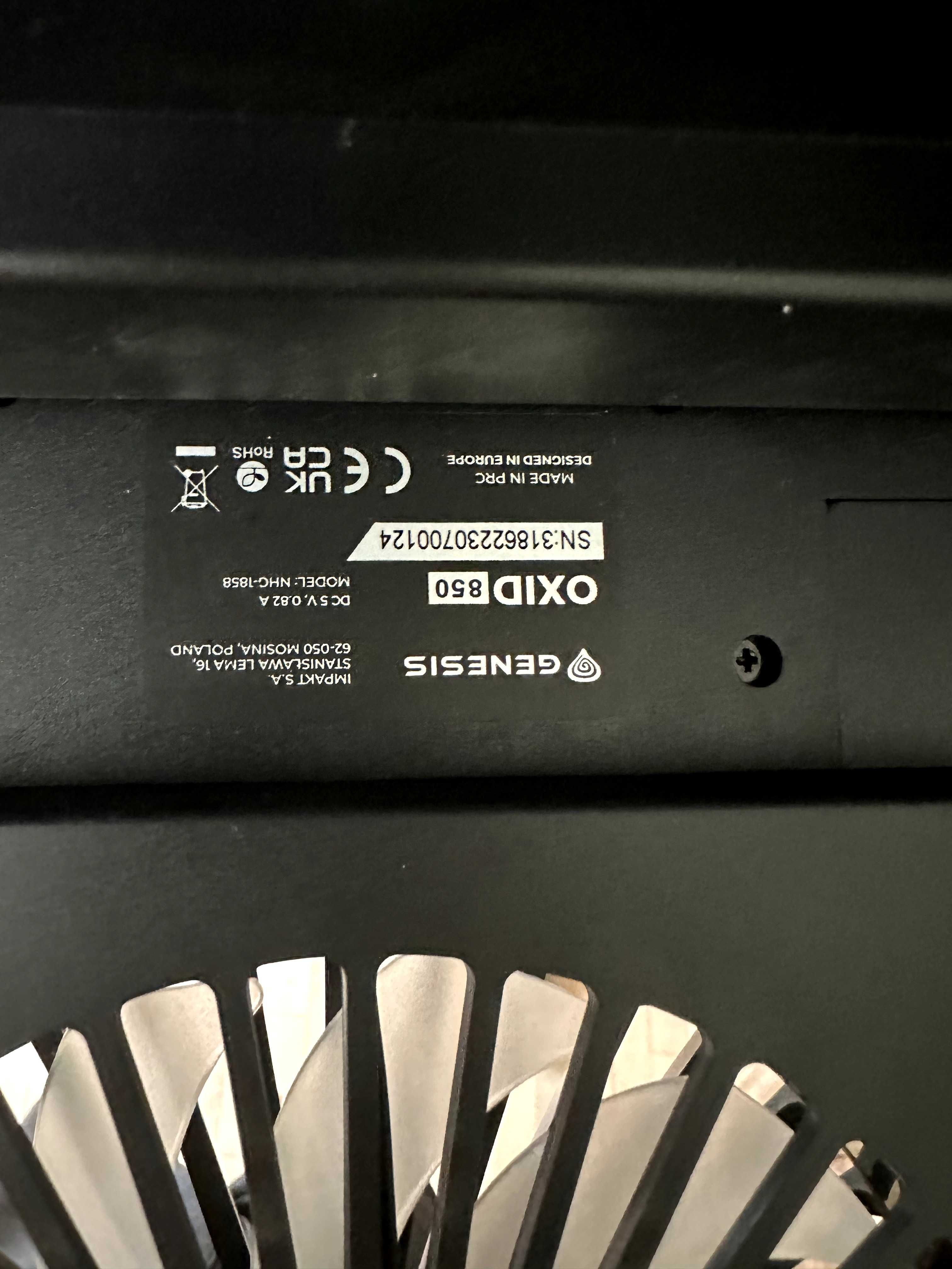 Подложка за лаптоп Genesis Oxid 850