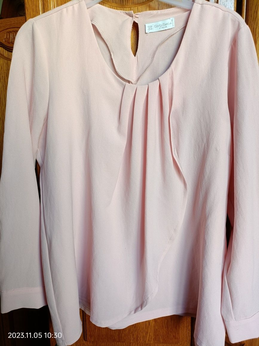 Bluziță roz pal Clarin Shavien, mărimea XL