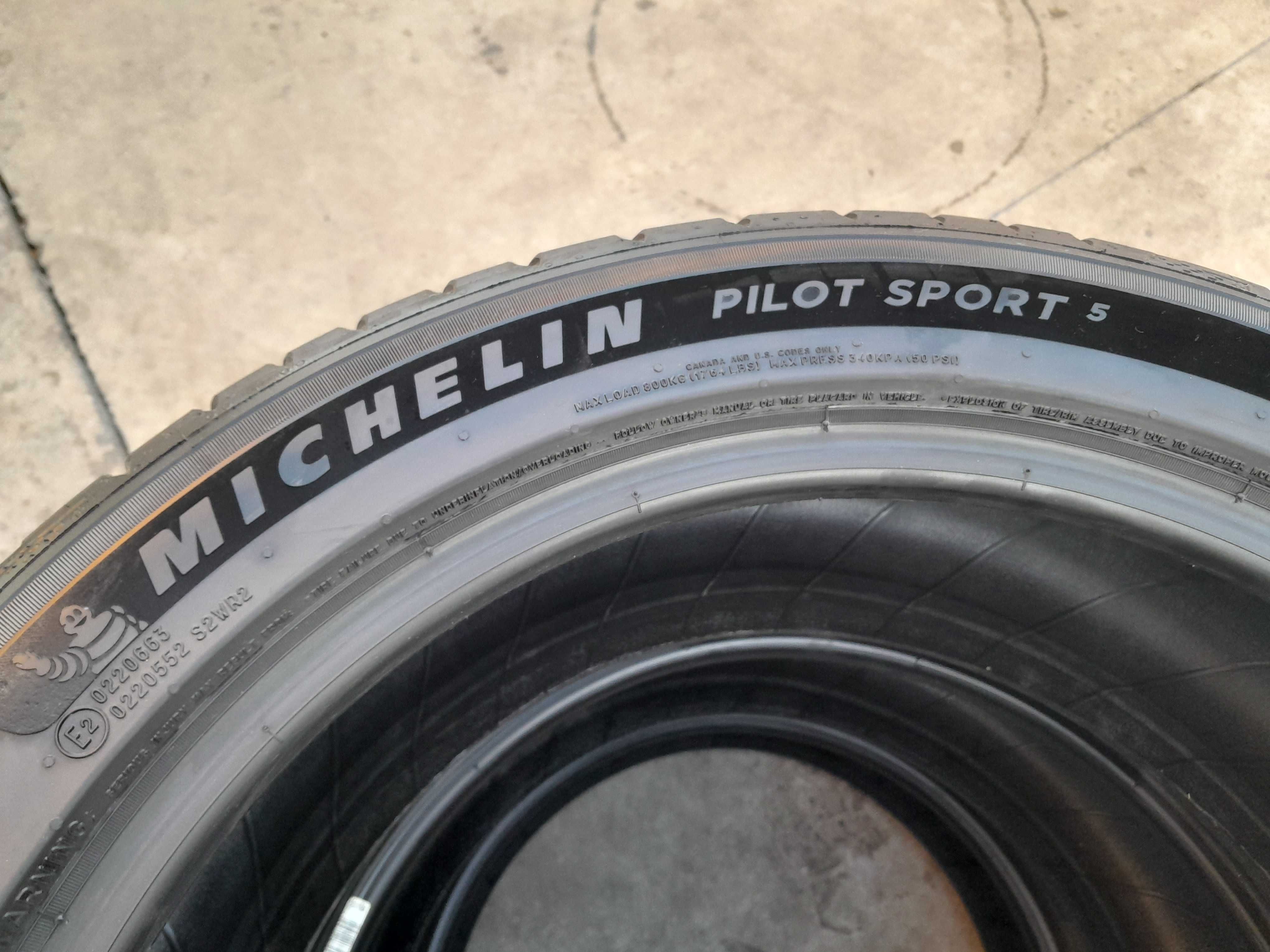 O anvelopa vara 245 45 18 michelin pilot sport 5 profil 7,8 mm 2022