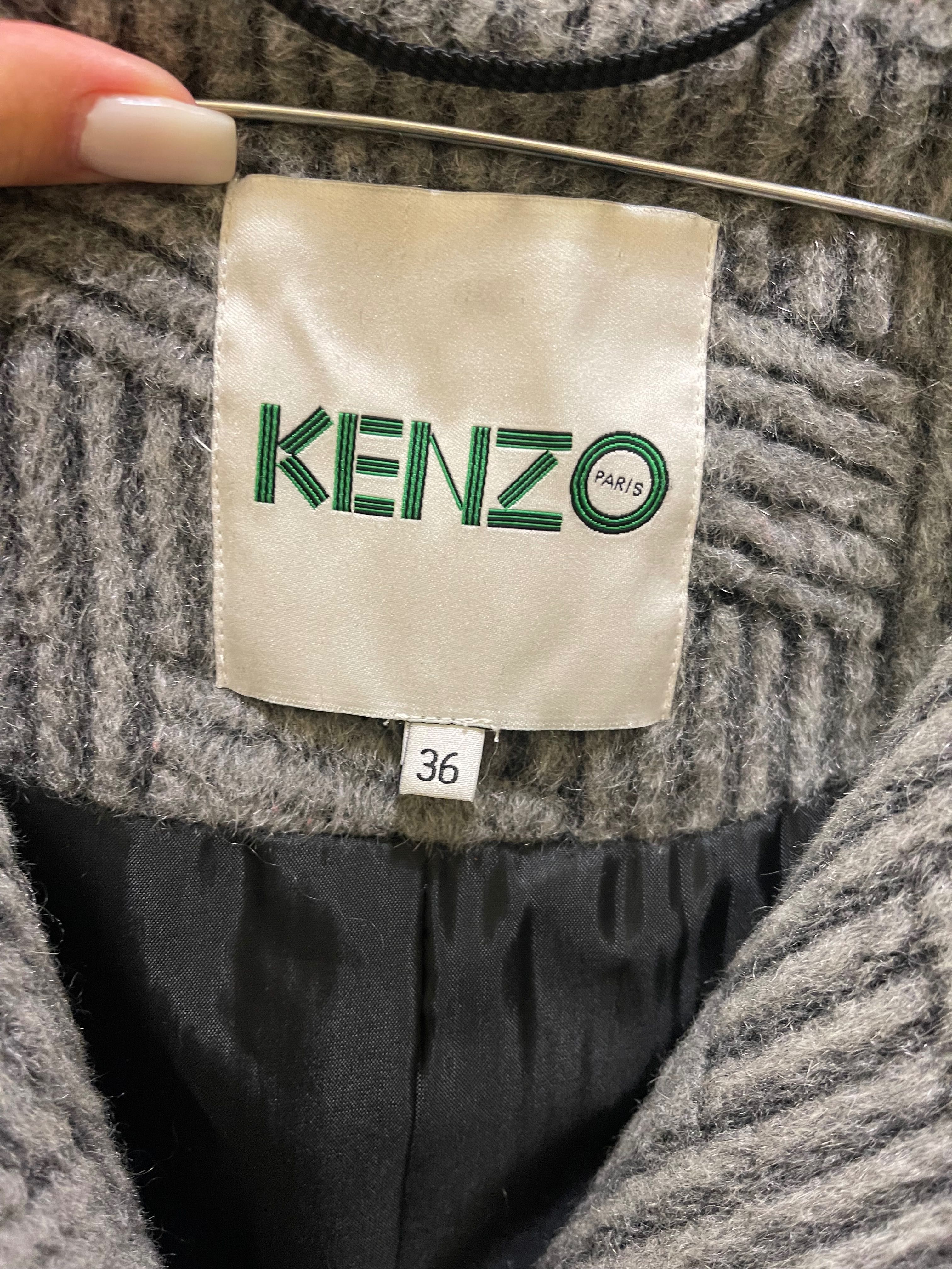 вълнено палто kenzo